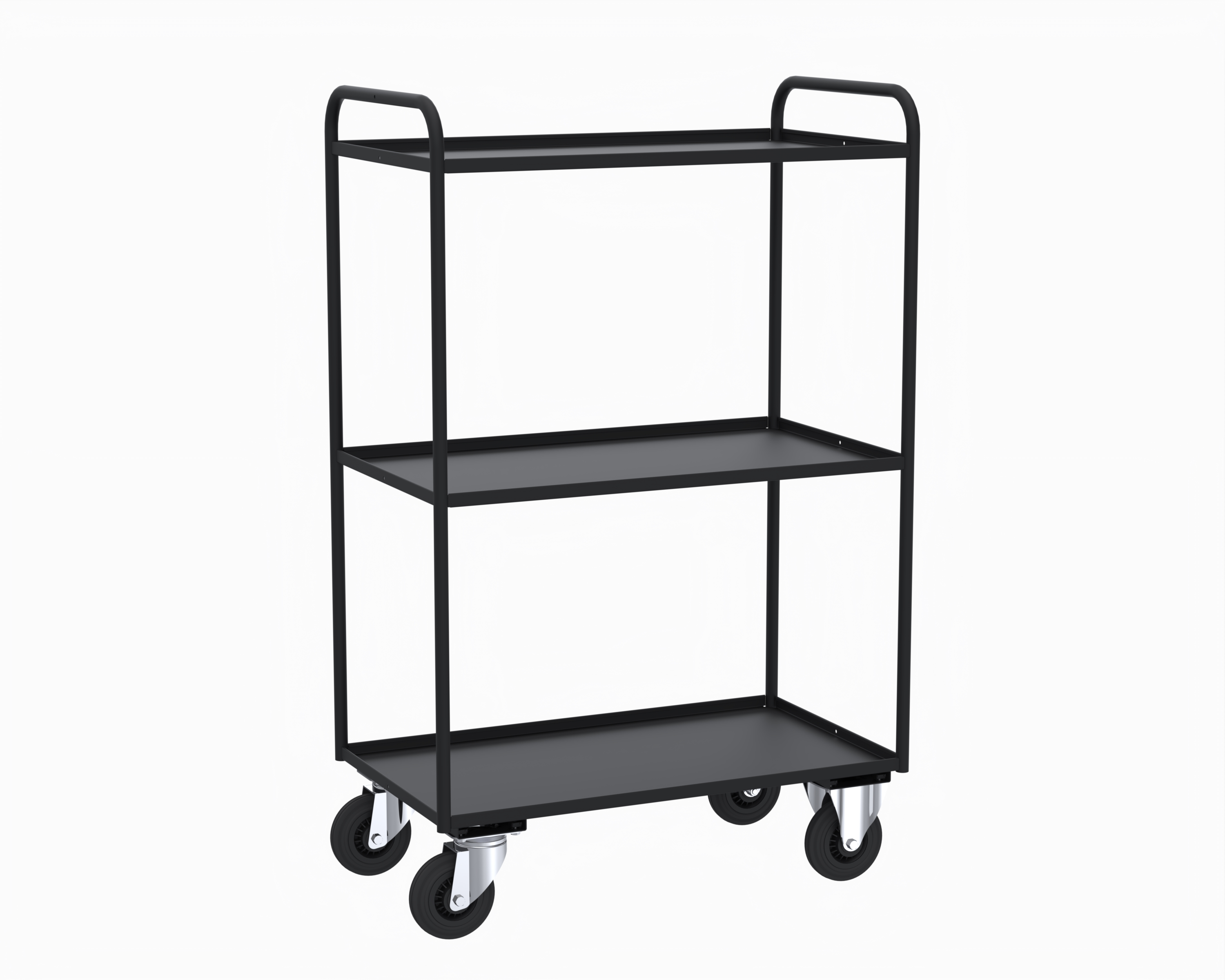 Shelf trolley 3 levels, fully welded KM4149-S