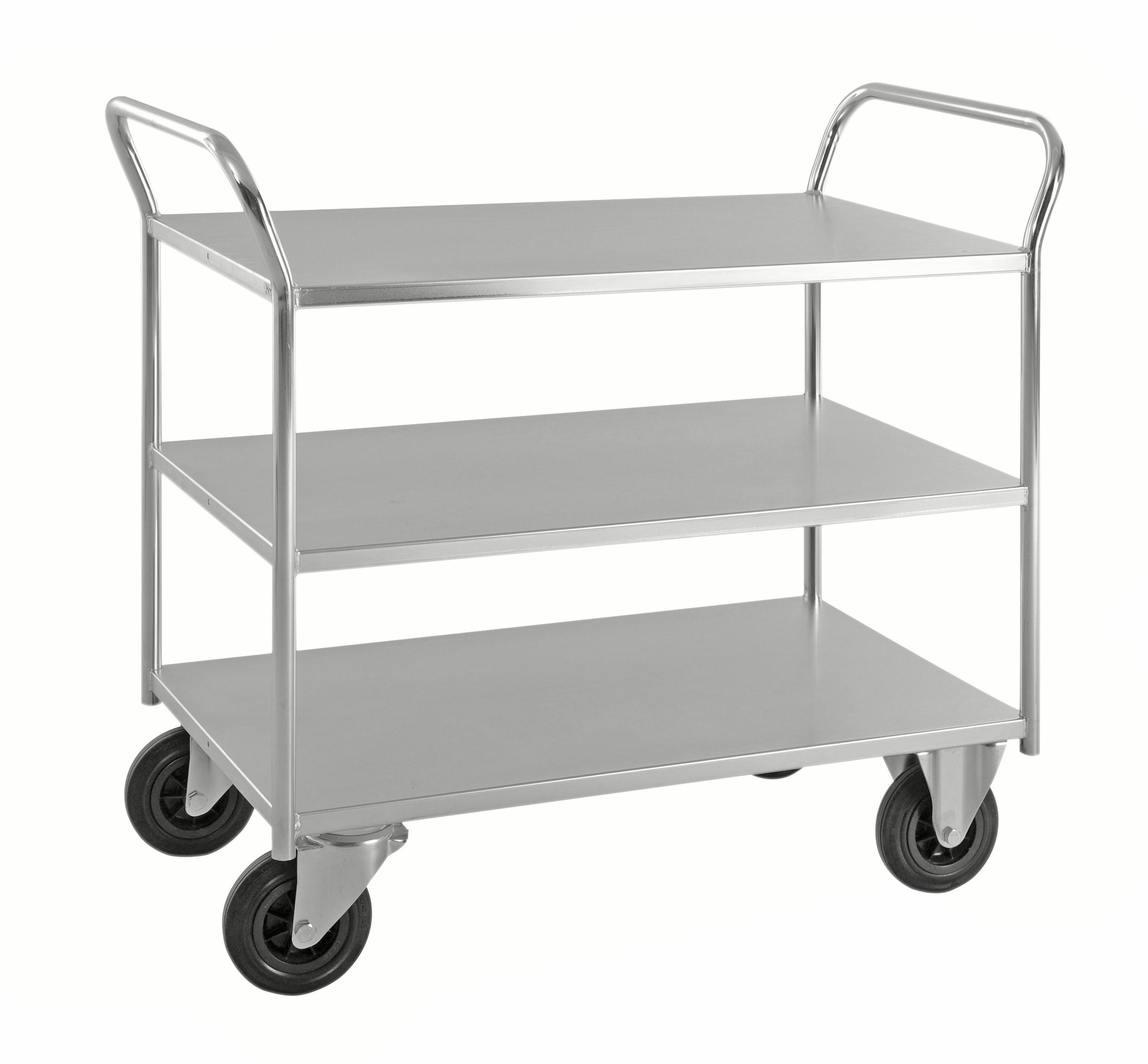 Shelf trolley 3 levels, fully welded KM4127-E