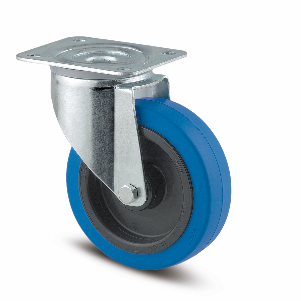 Elastic castors 3470UFR100P62BLA