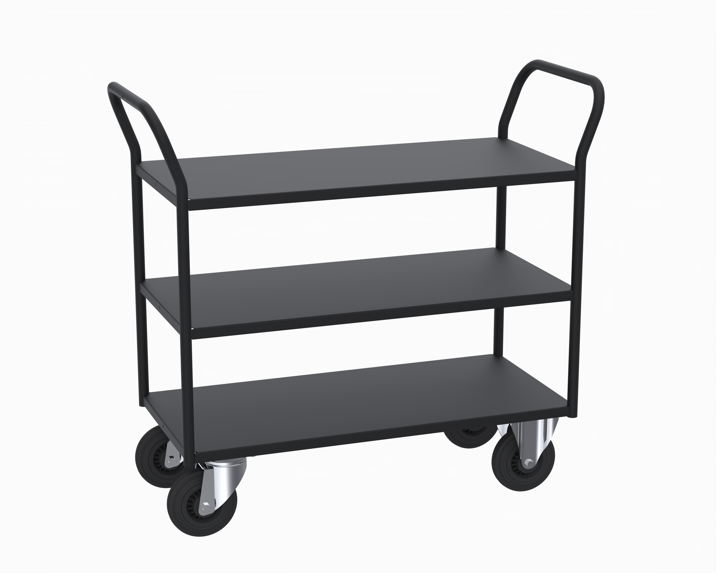 Shelf trolley 3 levels, fully welded KM4127-S