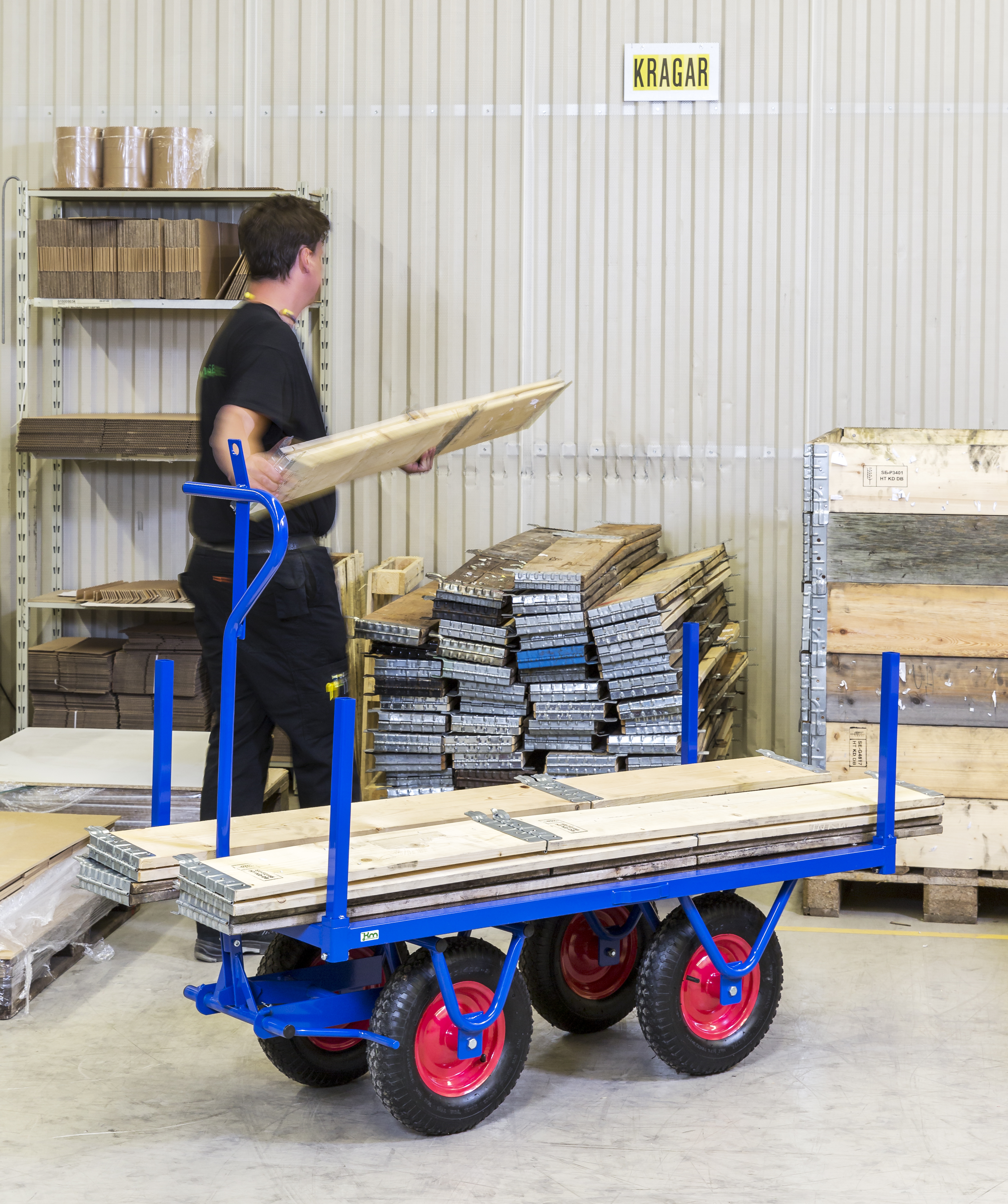 Geven chef vrek Kongamek - Trolley voor zwaar werk