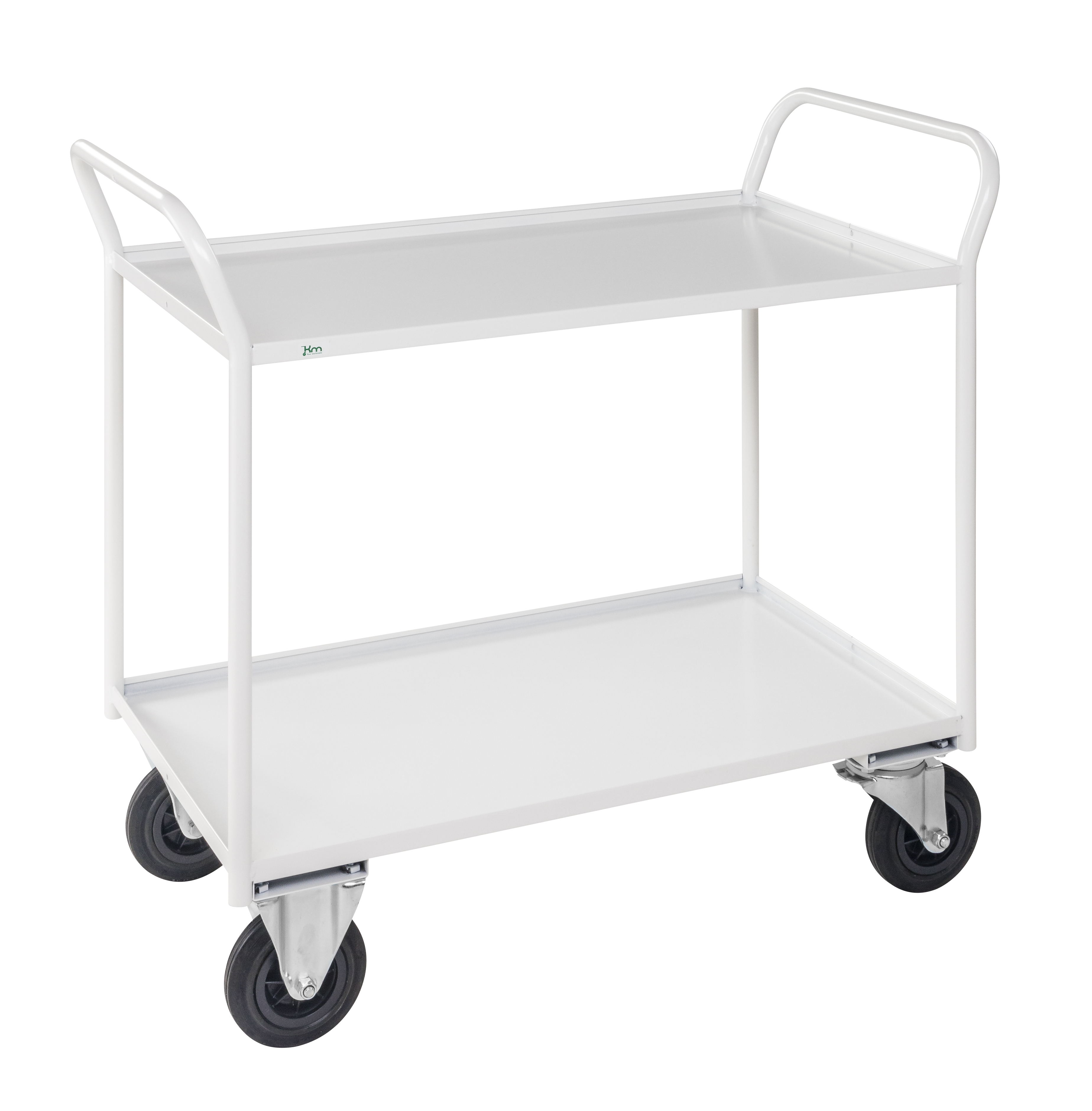 Shelf trolley 2 levels, fully welded KM4175