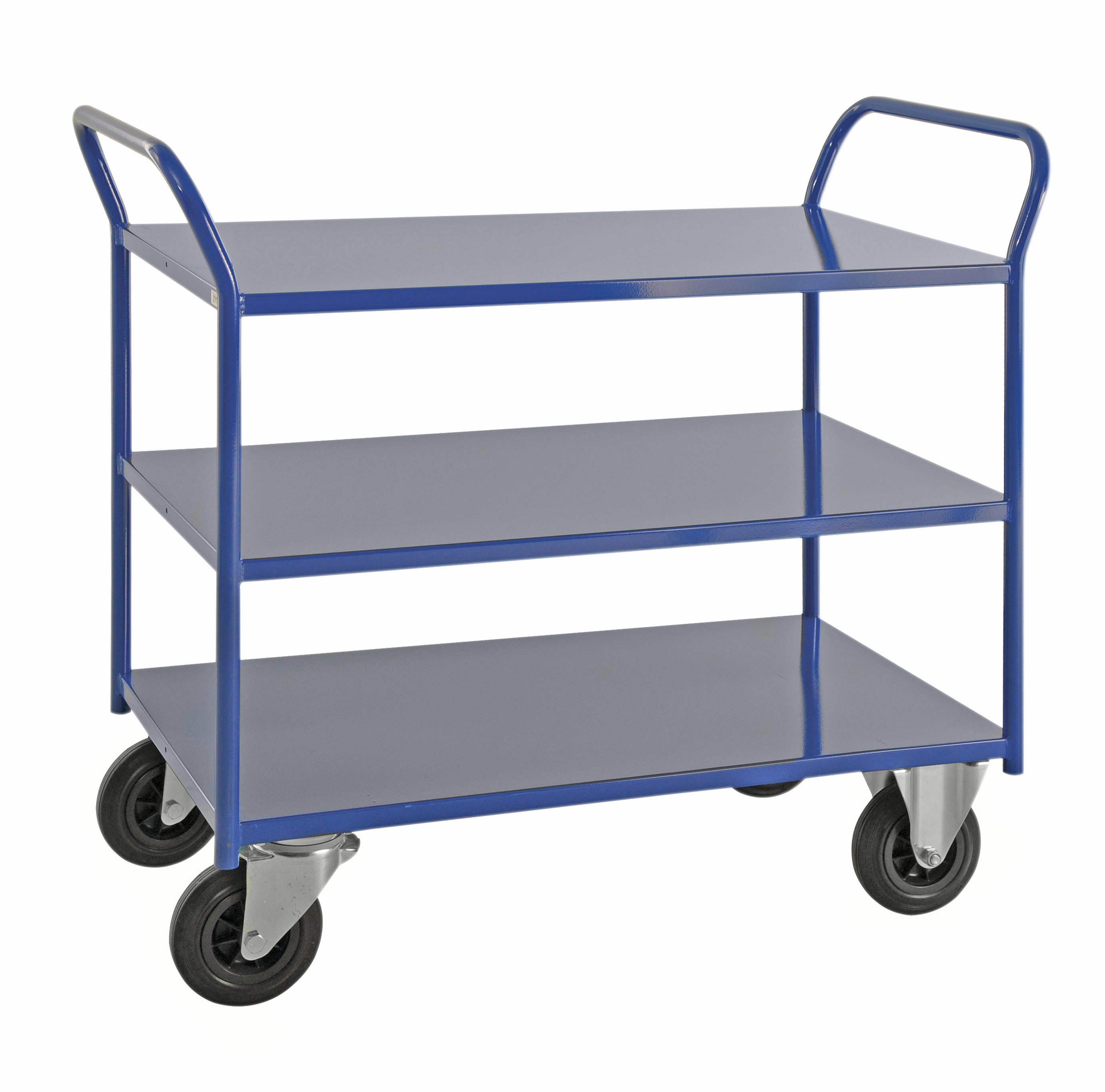 Shelf trolley 3 levels, fully welded KM4127-B