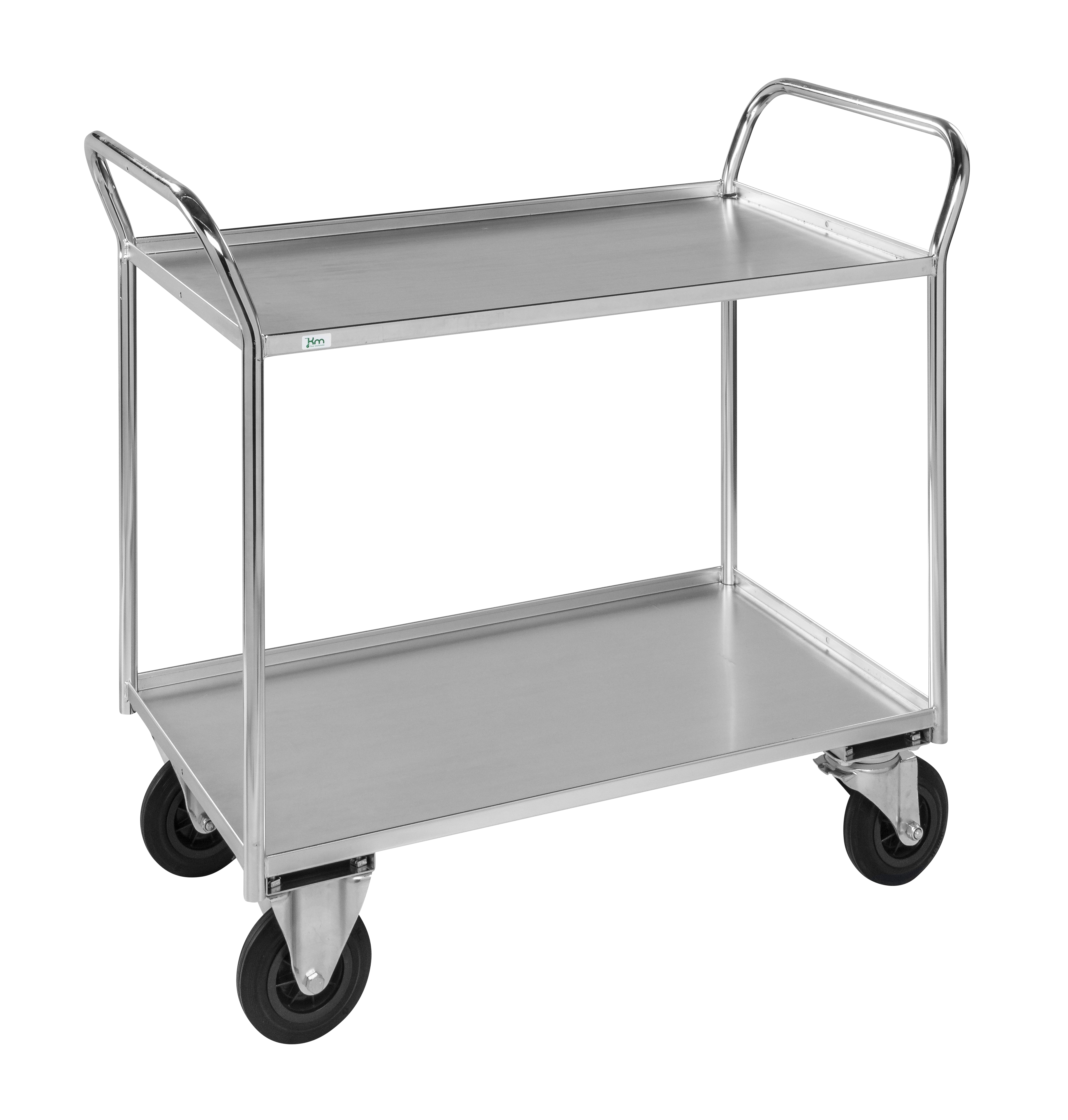 Shelf trolley 2 levels, fully welded KM4133-E