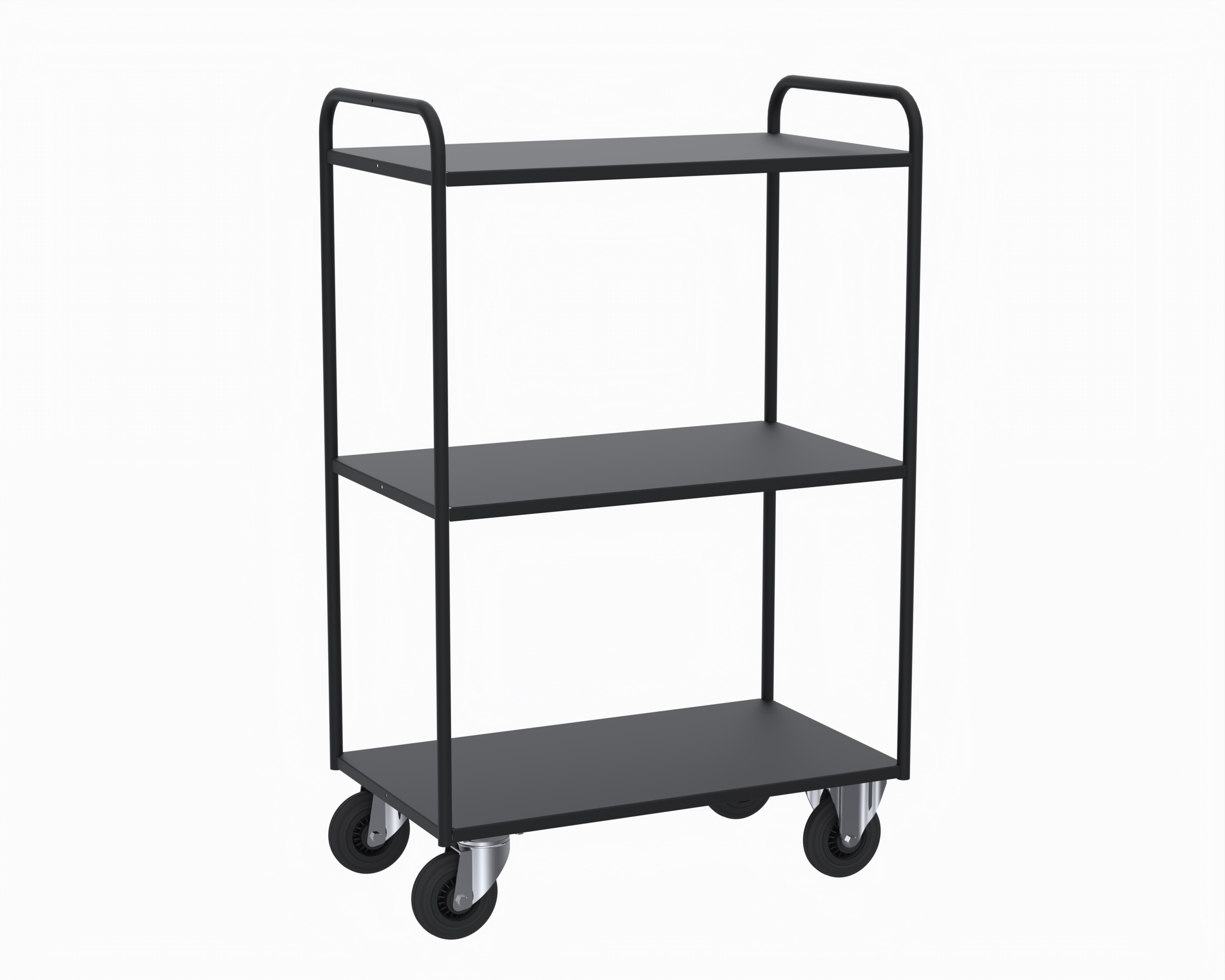 Shelf trolley 3 levels, fully welded KM4144-S