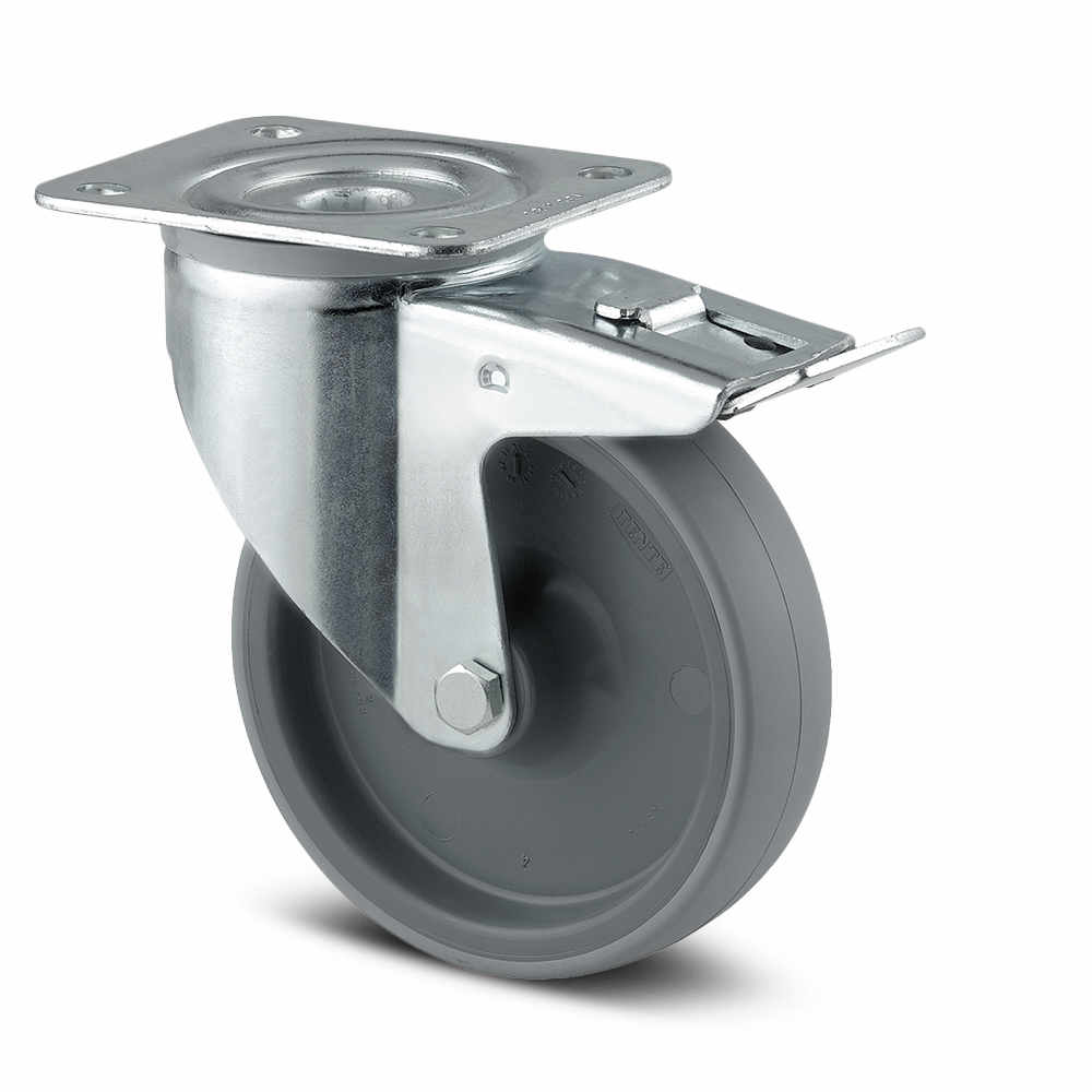 Nylon castors 3477UAR125P62