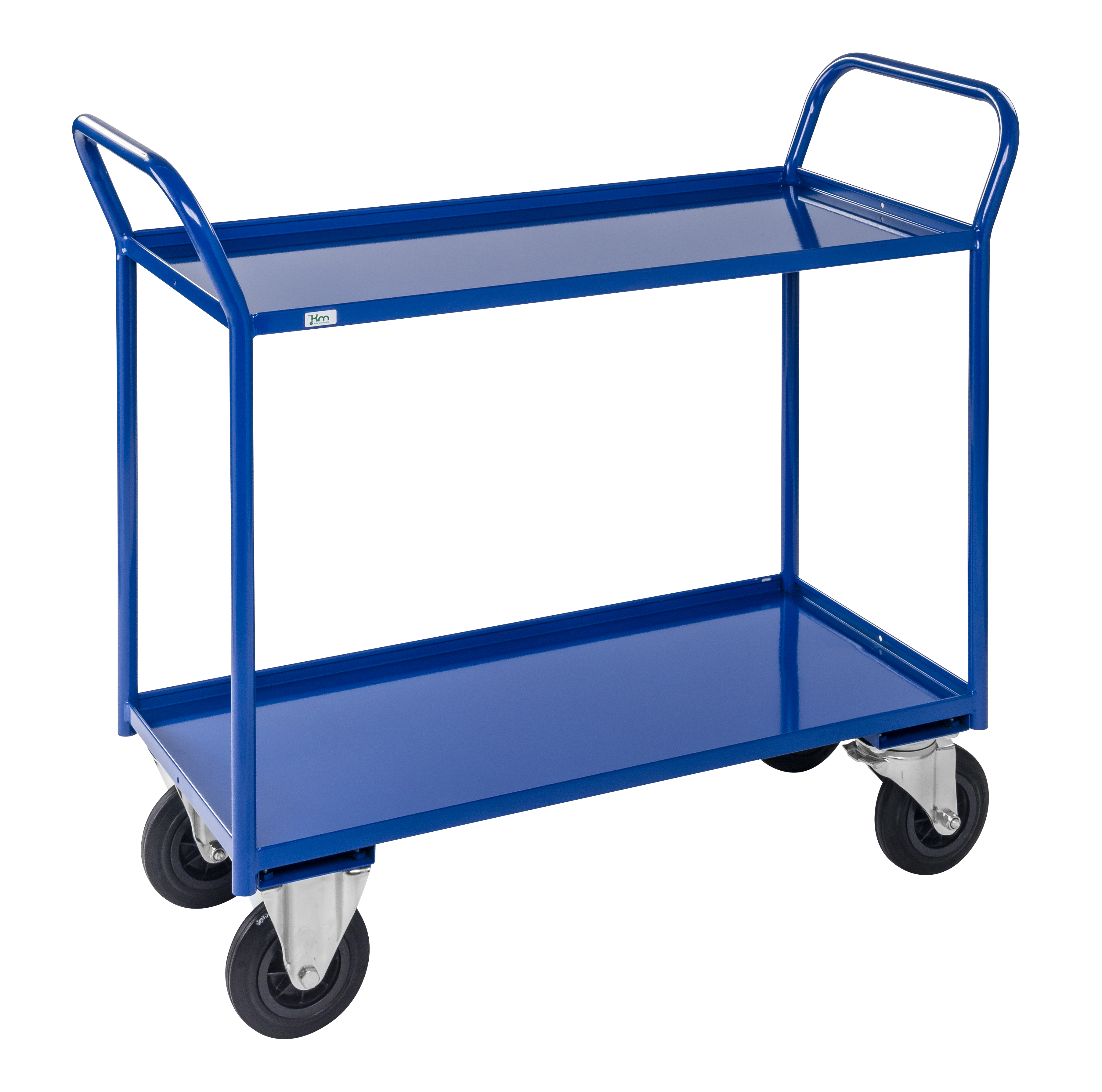 Shelf trolley 2 levels, fully welded KM4133-B