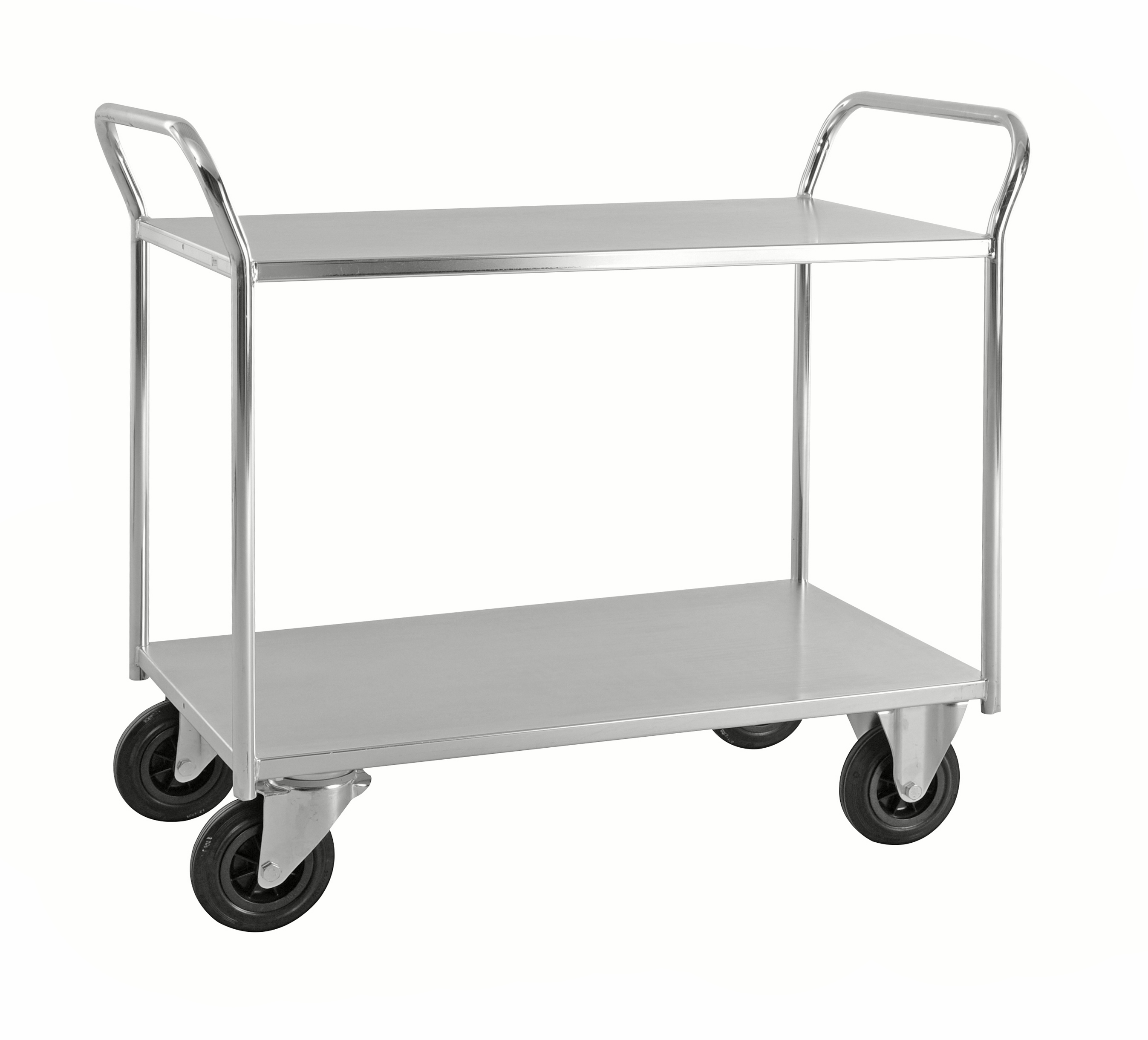 Shelf trolley 2 levels, fully welded KM4126-E