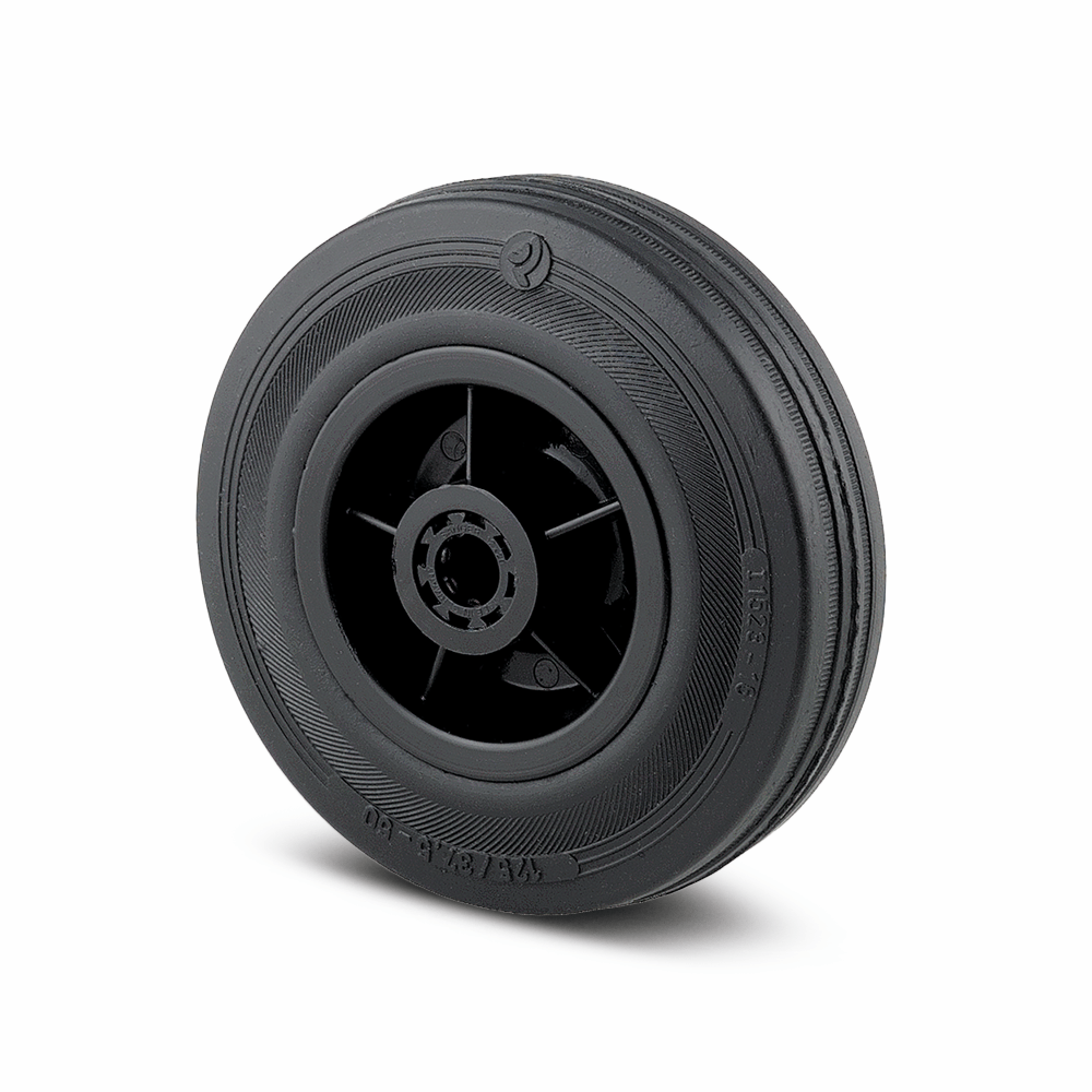 Massief rubber wielen PVR400X75-25NL75