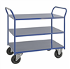 Shelf trolley 3 levels, fully welded KM4127-B