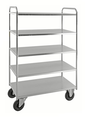 KM4145-EB | Shelf trolley 5 levels, fully welded