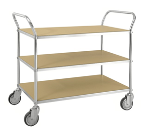 KM4148-ESDB | ESD table trolley 3 shelves